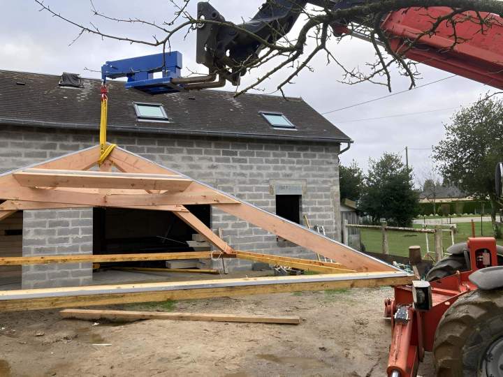 Pose de charpente Gacé